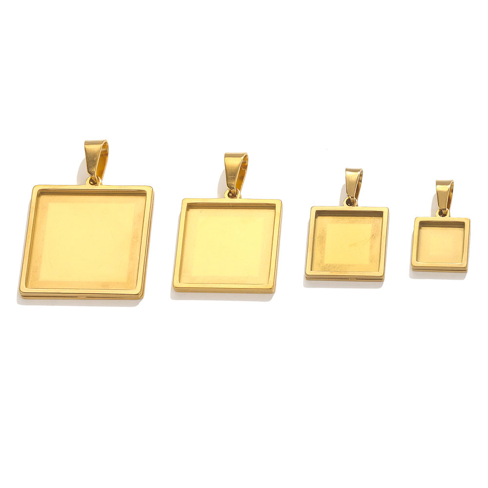 5pcs Stainless Steel Pendant C - Bezels Set Pendant 리뷰 및 가격