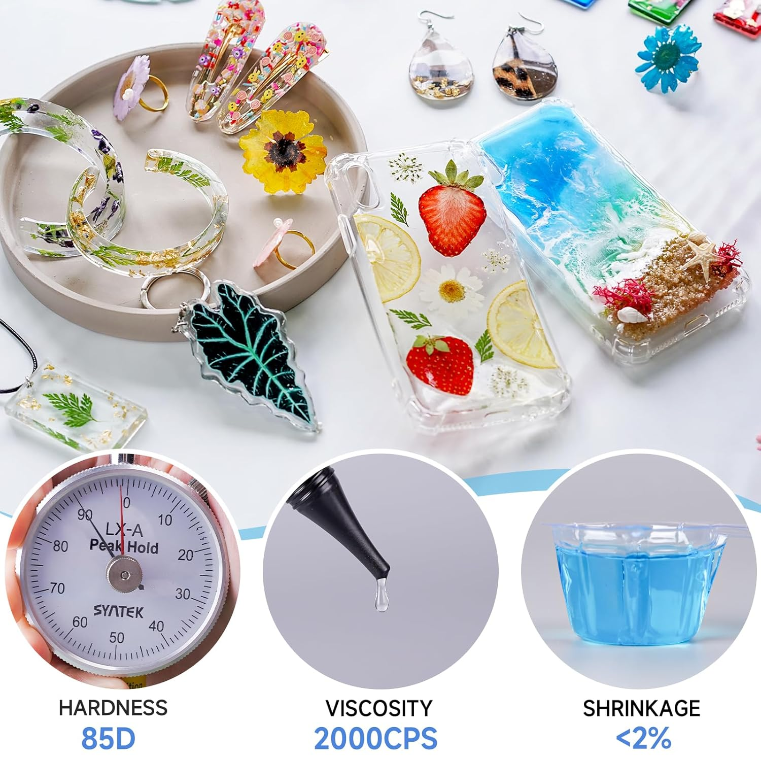 UV Resin,Crystal Clear,Hard UV - Epoxy Uv Resin Kit 리뷰 및 가격