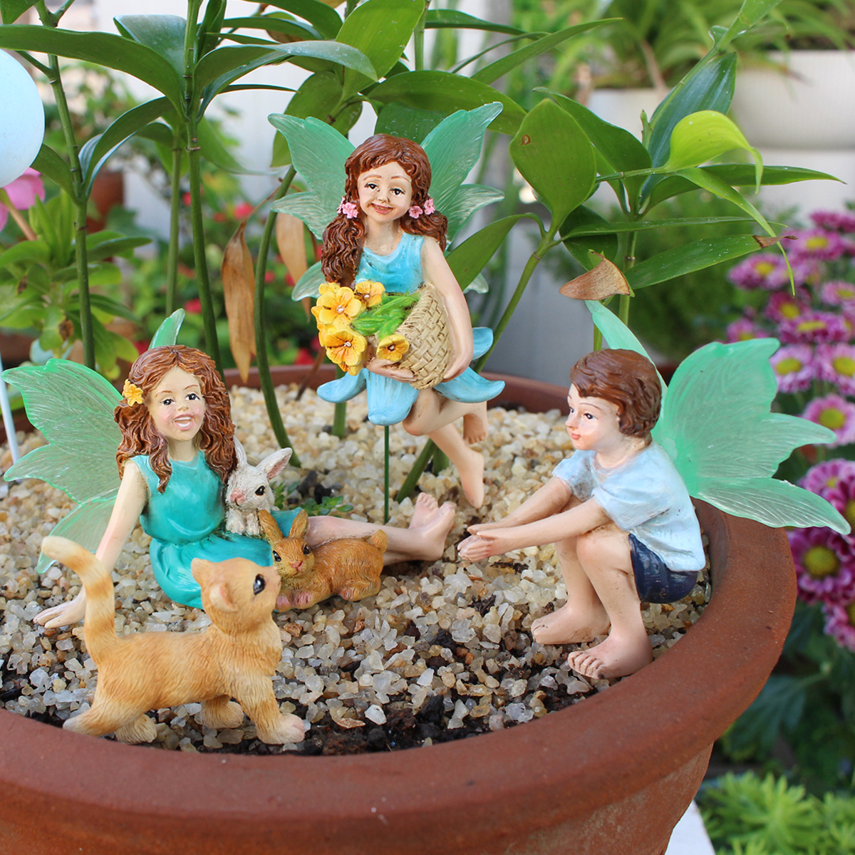 4pc Flower Fairy and Animal Pa - Resin Craft Ideas 리뷰 및 가격