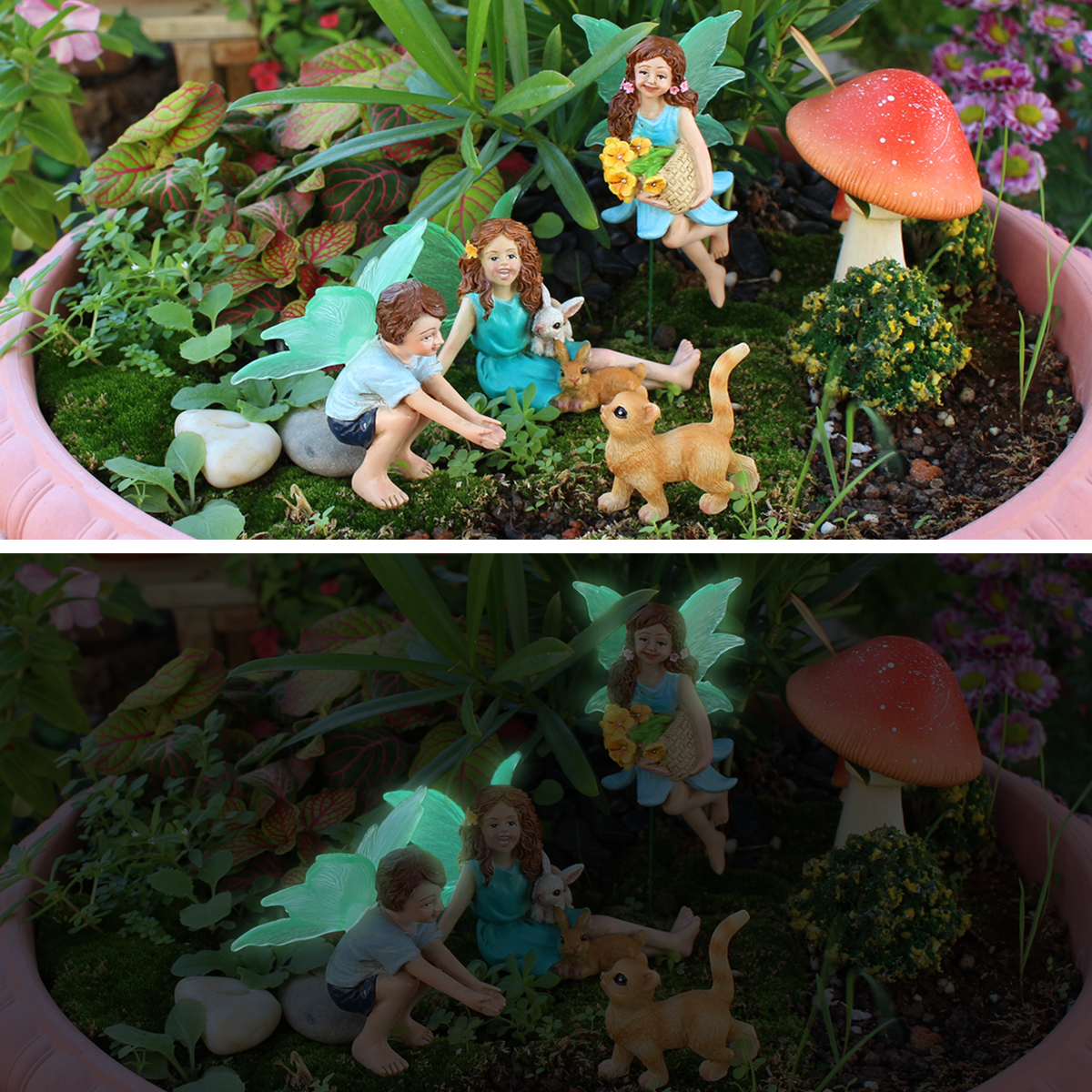 4pc Flower Fairy and Animal Pa - Resin Craft Ideas 리뷰 및 가격