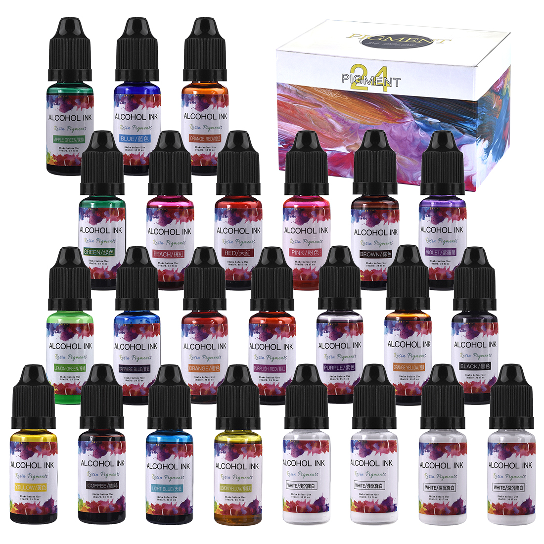 10ML Art Ink Alcohol Resin Pig - Epoxy Uv Resin Kit 리뷰 및 가격