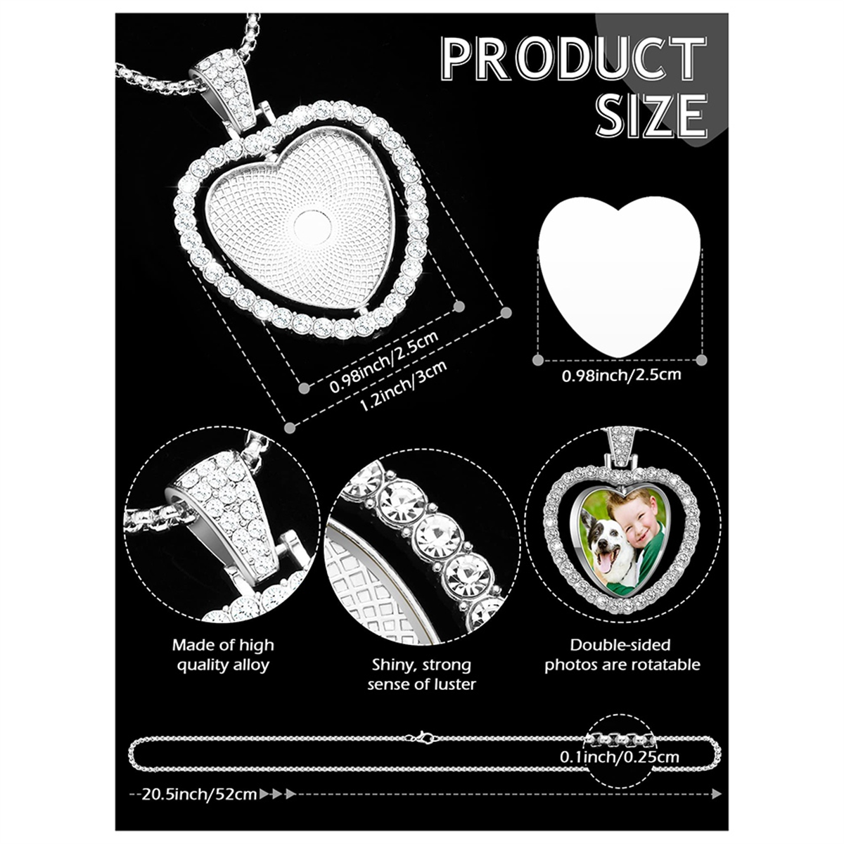 24Pcs Sublimation Rhinestone T - Bezels Set Pendant 리뷰 및 가격