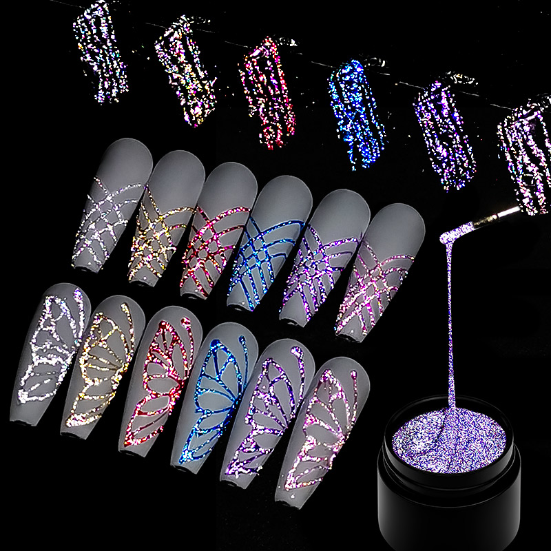 6Pcs/Set Reflective Glitter Sp - Resin Glitter Pack 리뷰 및 가격
