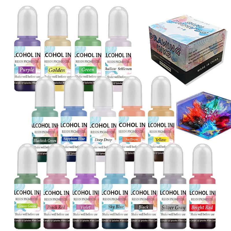 Color Pigment Set For Epoxy Re - Epoxy Uv Resin Kit 리뷰 및 가격