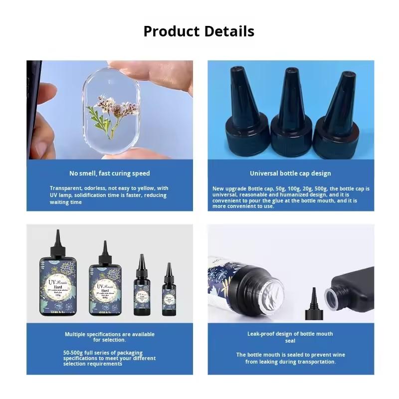 1/2Pcs Crystal Clear Hard UV R - Resin Craft Projects 리뷰 및 가격