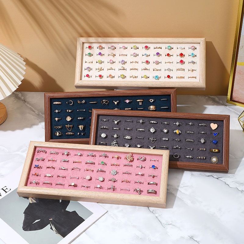 Fashion Jewelry Trays Velvet 5 - Wood Ring Blank 리뷰 및 가격