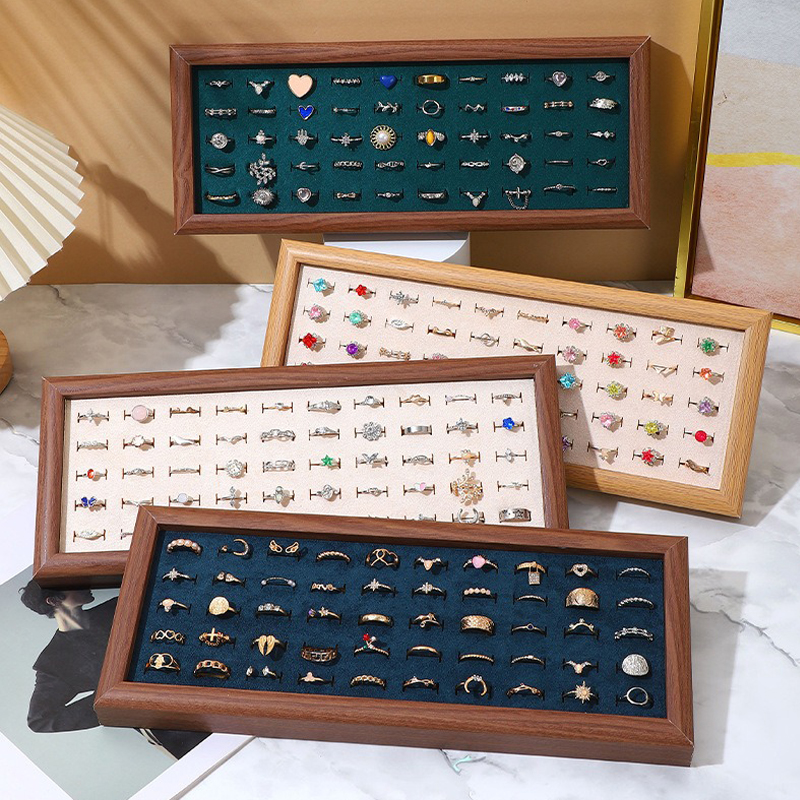 Fashion Jewelry Trays Velvet 5 - Wood Ring Blank 리뷰 및 가격