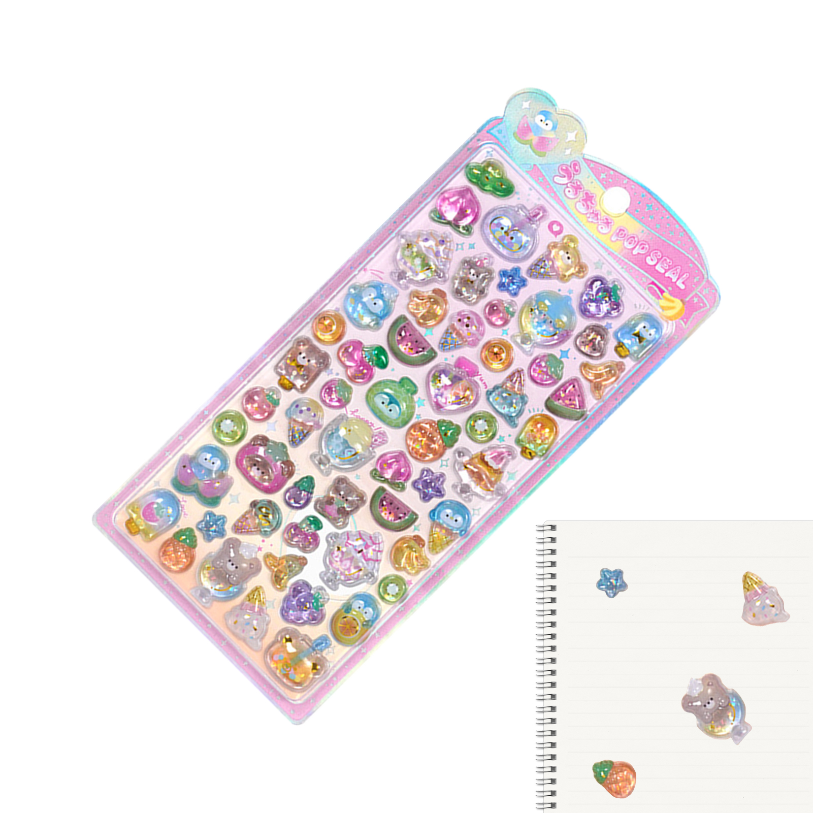 Cute Animal Sticker Pack 3D Sp - Resin Glitter Pack 리뷰 및 가격