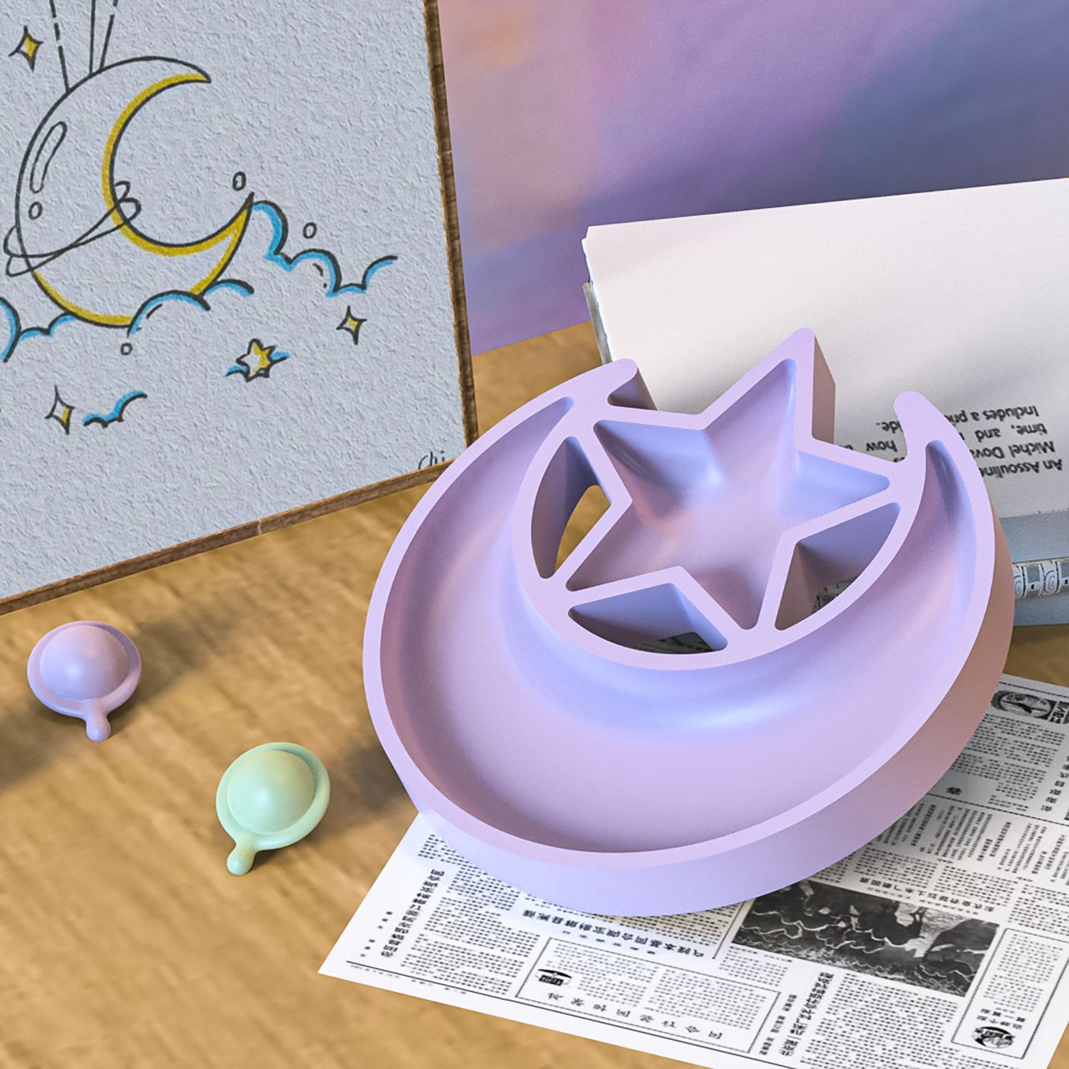 DIY epoxy resin mold star and  - Silicone Mold Tray 리뷰 및 가격