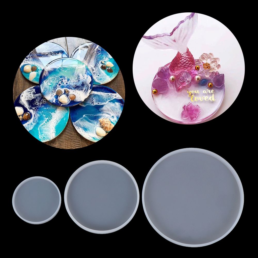 DIY Craft Silicone Fluid Arts  - Coaster Mold Round 리뷰 및 가격