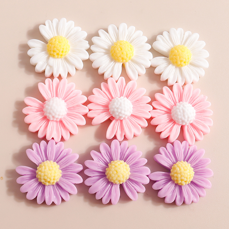 10pcs 20*20mm Kawaii Daisy Flo - Flower Preservation Resin 리뷰 및 가격