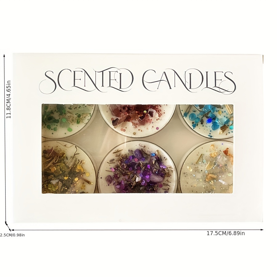 Set of 6 Scented Candles Fragr - Dried Flower Bulk 리뷰 및 가격