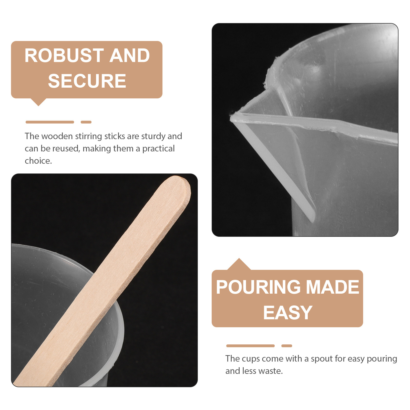 1Set Epoxy Resin Mixing Cup Se - Mixing Cup Silicone 리뷰 및 가격