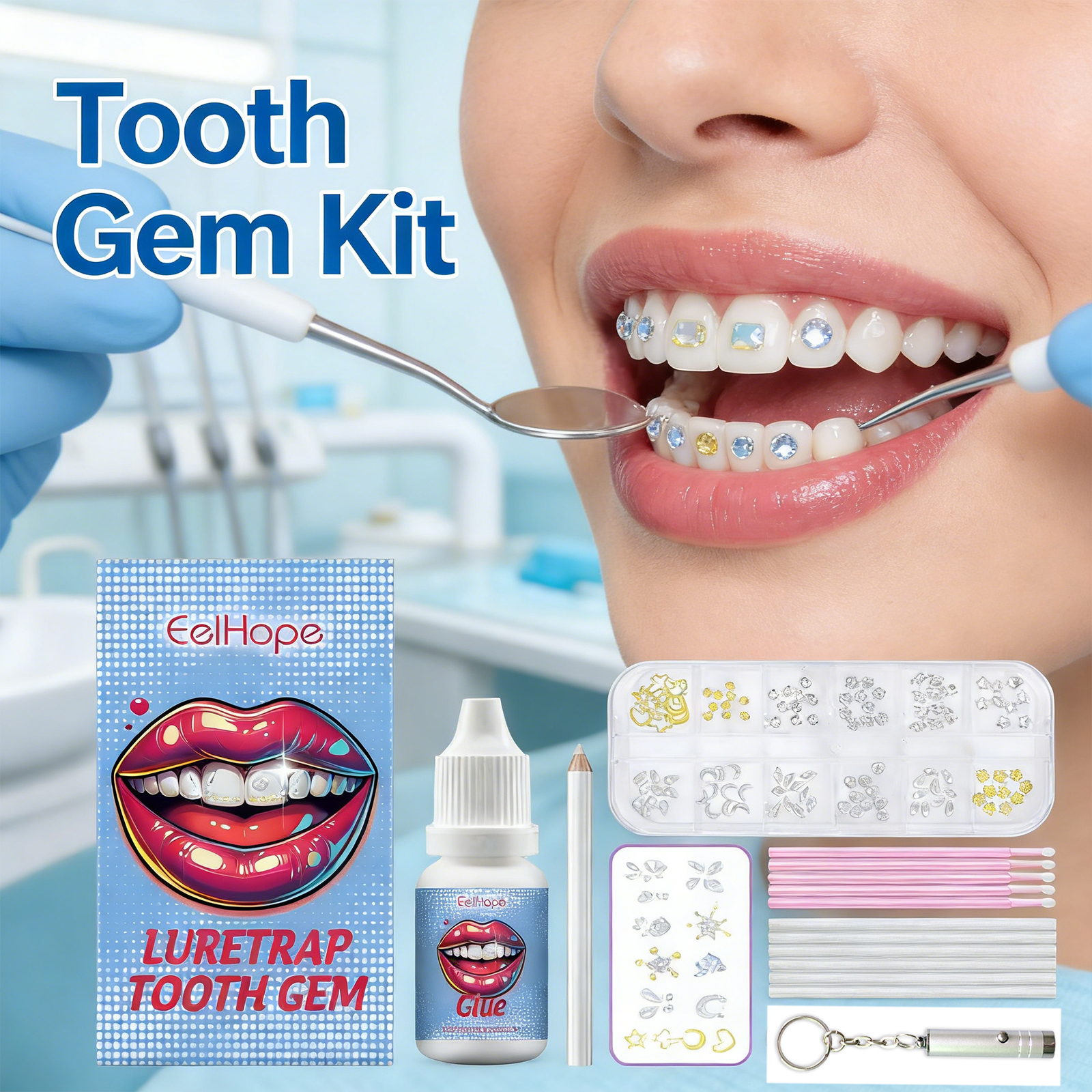 Tooth Gems Sparkling Teeth Jew - Resin Jewelry Kit 리뷰 및 가격