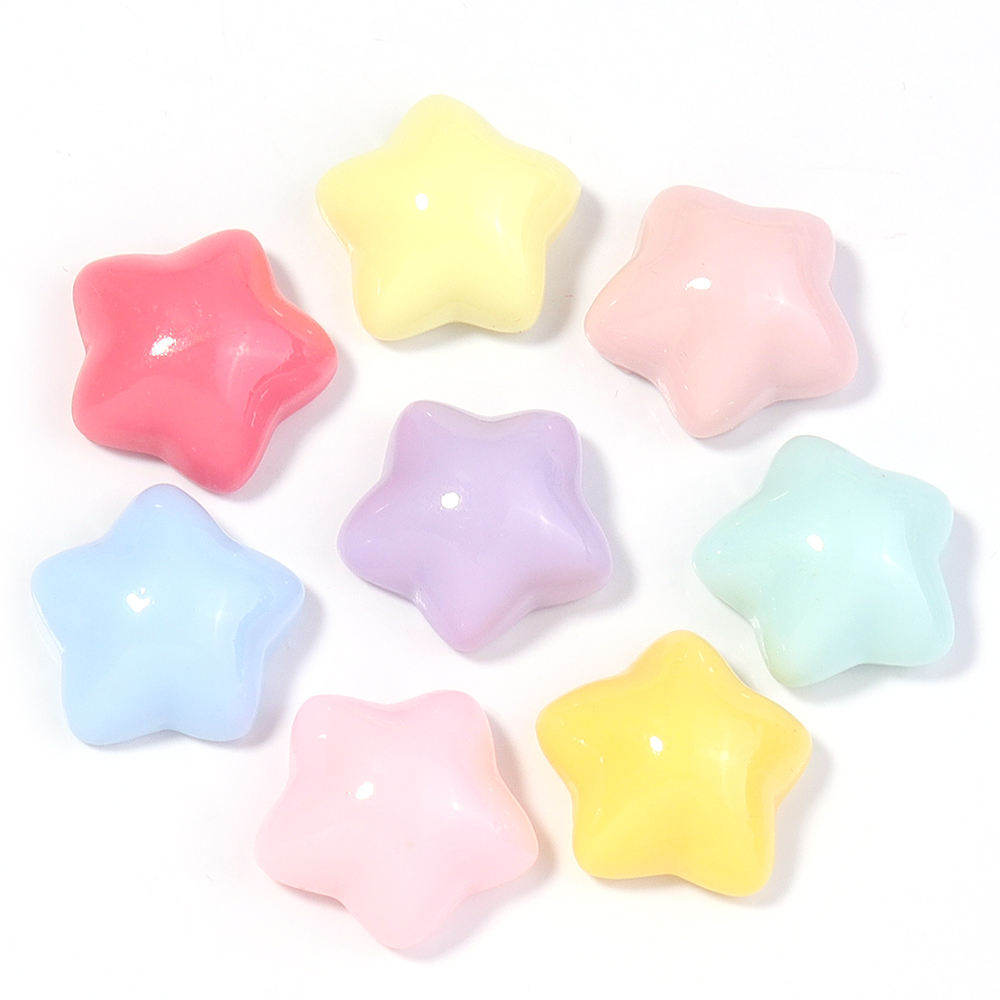 50pcs/lot 16mm Colorful Star R - Crafting Resin 리뷰 및 가격
