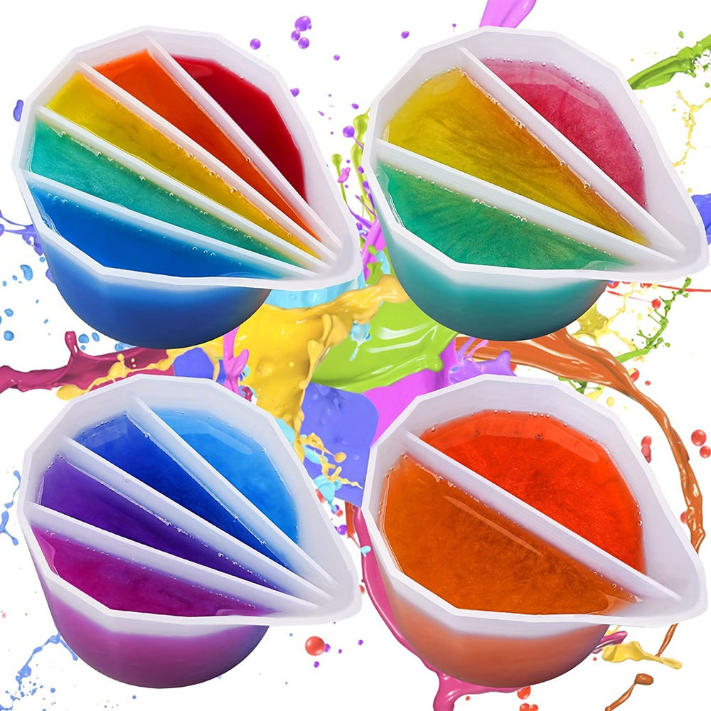 2/3/4/5 Grids Silicone Split C - Mixing Cup Silicone 리뷰 및 가격