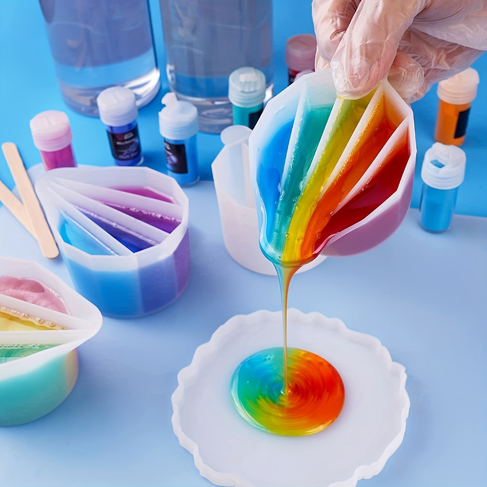 2/3/4/5 Grids Silicone Split C - Mixing Cup Silicone 리뷰 및 가격
