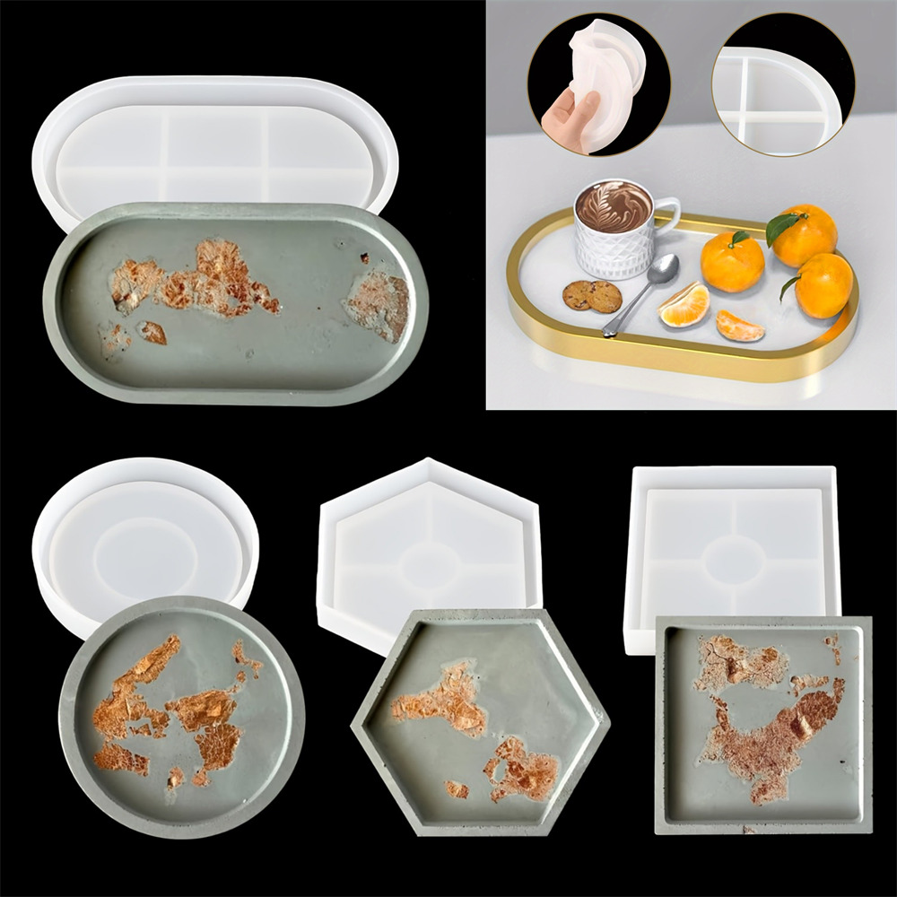 4pcs/Set Storage Tray Coaster  - Serving Tray Mold 리뷰 및 가격