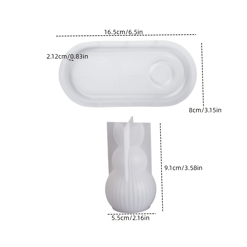 DIY Plaster Silicone Mold 2pcs - Silicone Mold Tray 리뷰 및 가격