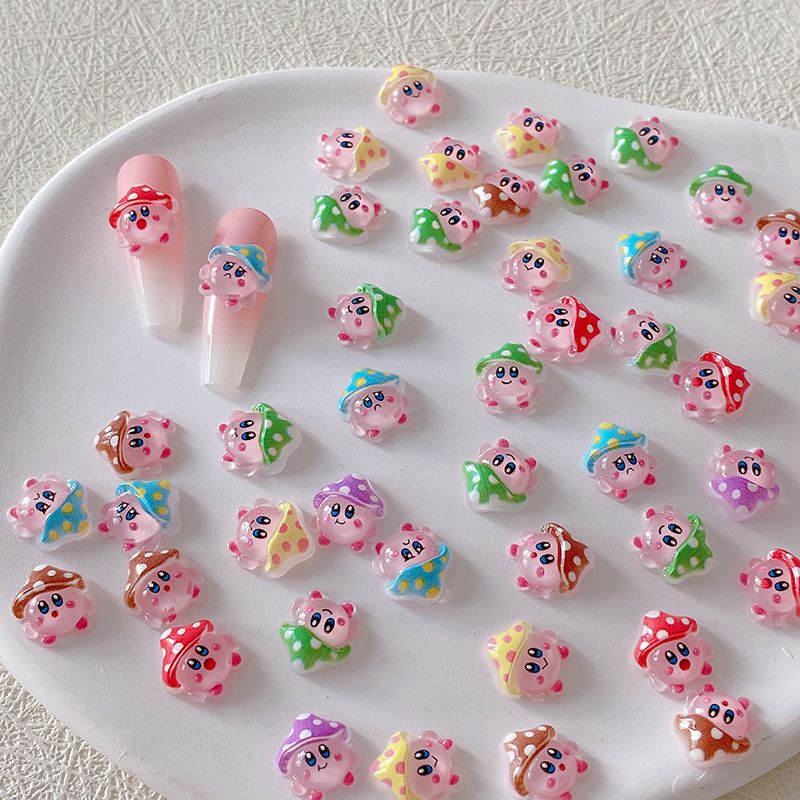 2/10/20pcs Kirby Nail Charms 3 - Resin Crafts 리뷰 및 가격
