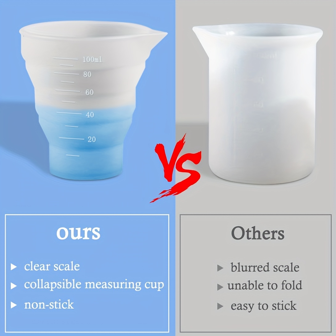 50-500ml Foldable Silicone Mea - Mixing Cup Silicone 리뷰 및 가격