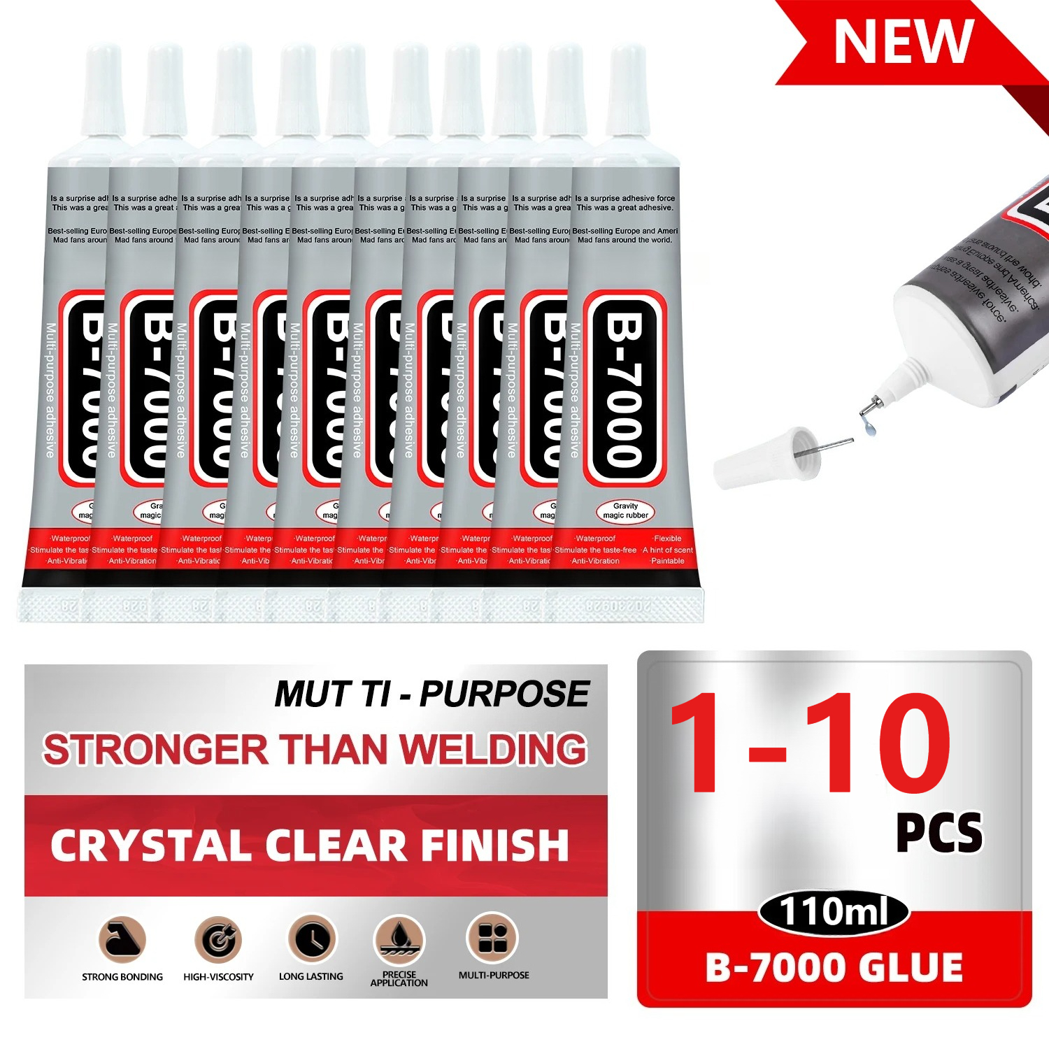Super Glue B-7000 Loolifl 1-10 - Resin Crafts 리뷰 및 가격