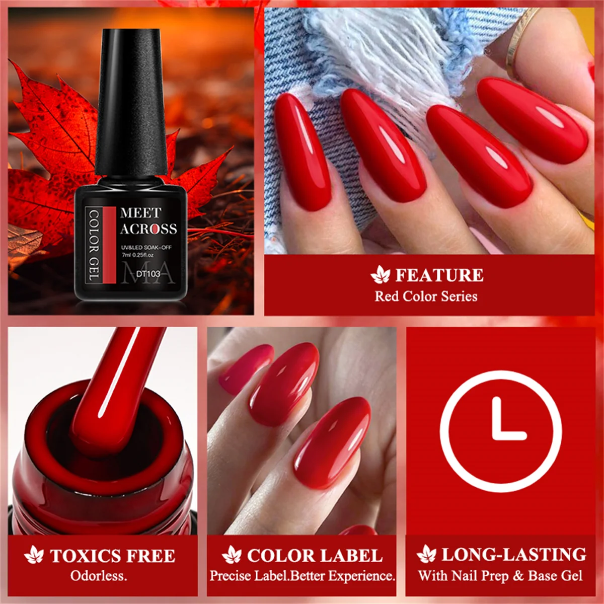 8pcs Gel Nail Polish Set HEMA  - Resin Glitter Pack 리뷰 및 가격