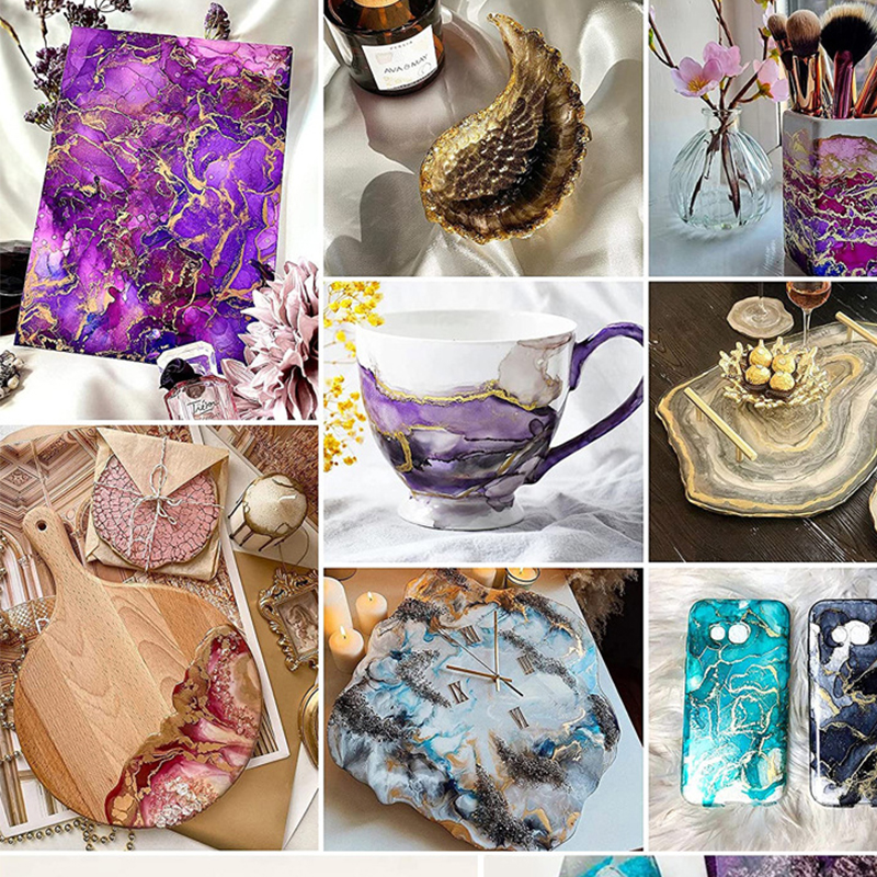 DIY Blooming Pigment For Resin - Epoxy Uv Resin Kit 리뷰 및 가격