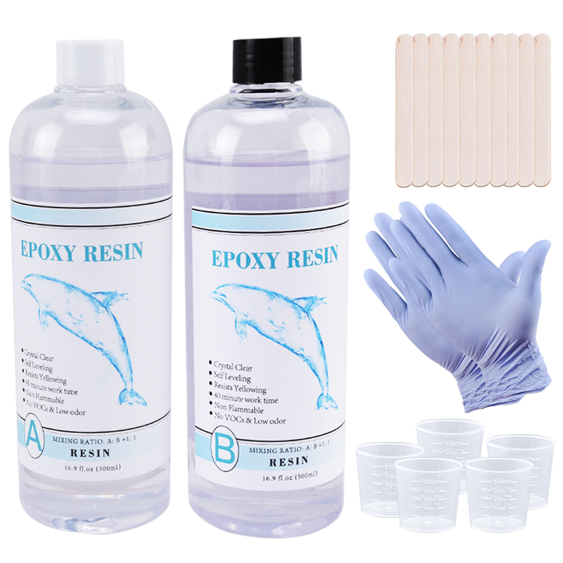 1:1 Clear Epoxy Resin Crystal  - Epoxy Uv Resin Kit 리뷰 및 가격