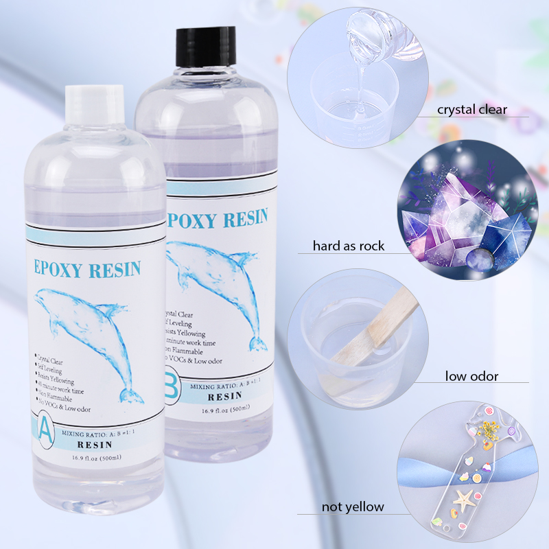 1:1 Clear Epoxy Resin Crystal  - Epoxy Uv Resin Kit 리뷰 및 가격
