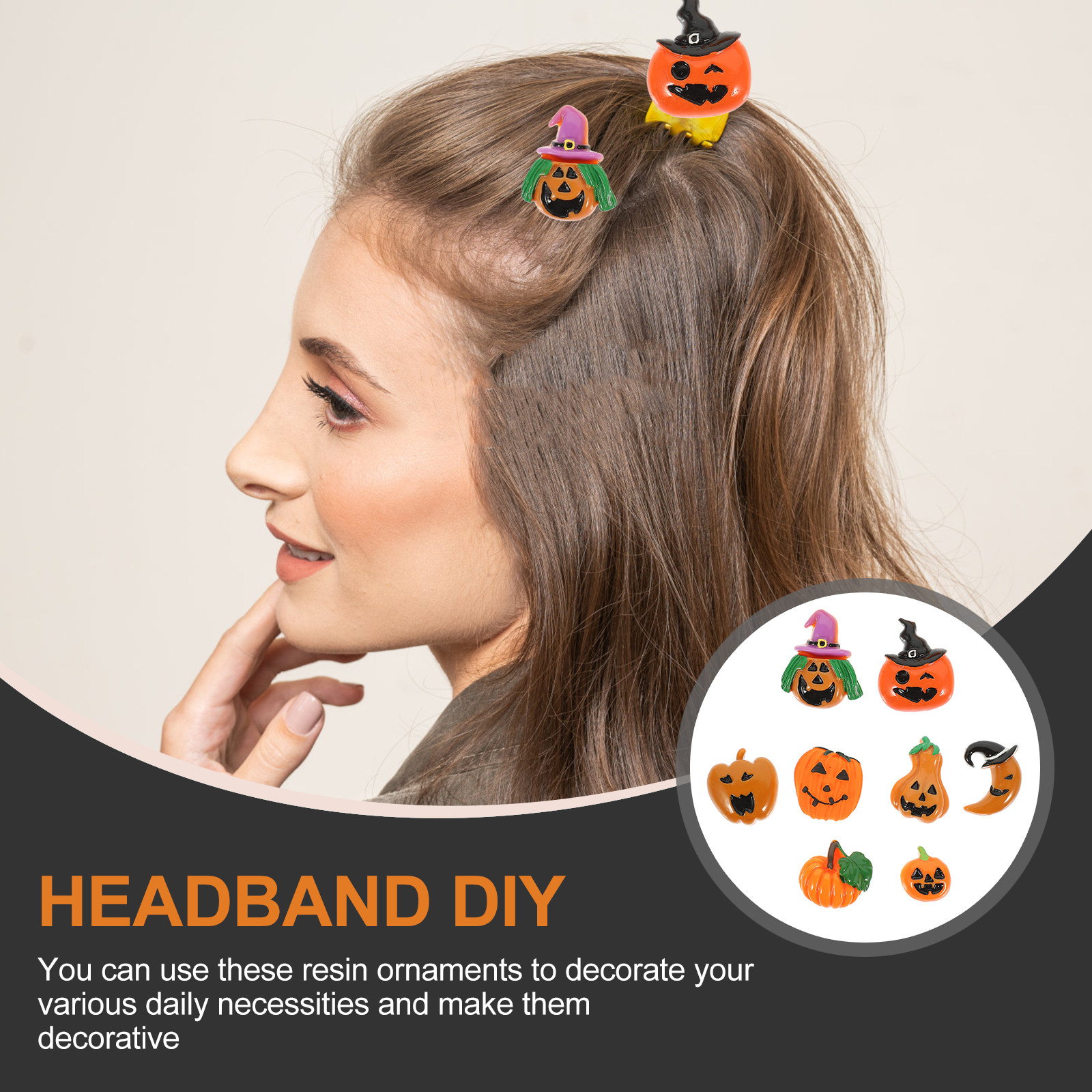 24Pcs Resin Halloween Pumpkin  - Resin Craft Supplies 리뷰 및 가격
