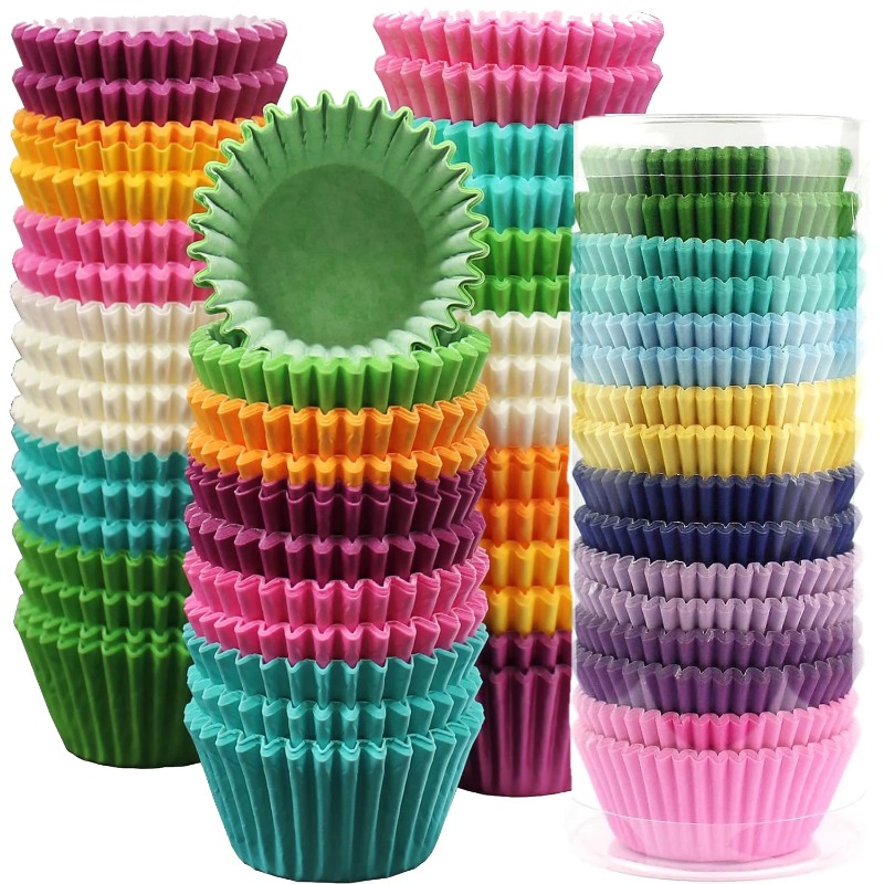 100pcs Mix Baking Cups Cupcake - Mixing Cup Silicone 리뷰 및 가격