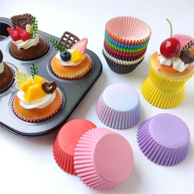 100pcs Mix Baking Cups Cupcake - Mixing Cup Silicone 리뷰 및 가격