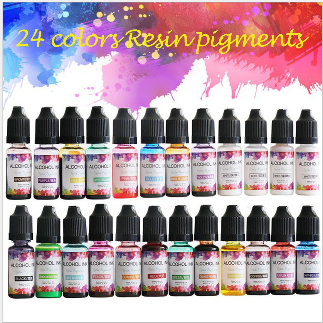22Colors 10ml UV Epoxy Resin P - Resin Pigment Set 리뷰 및 가격