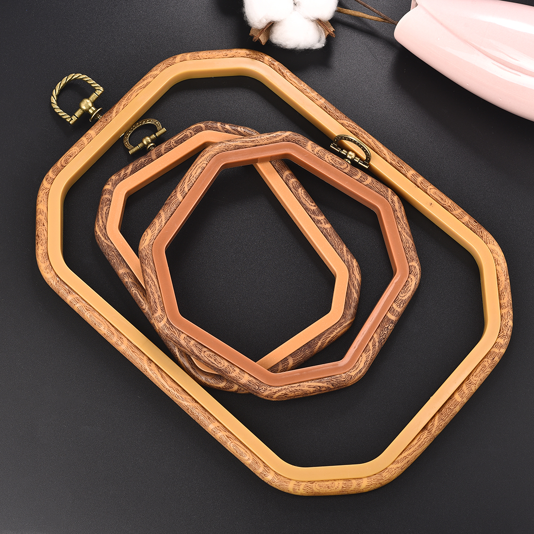 Imitated Wood Round,Oval Diffe - Wood Ring Blank 리뷰 및 가격
