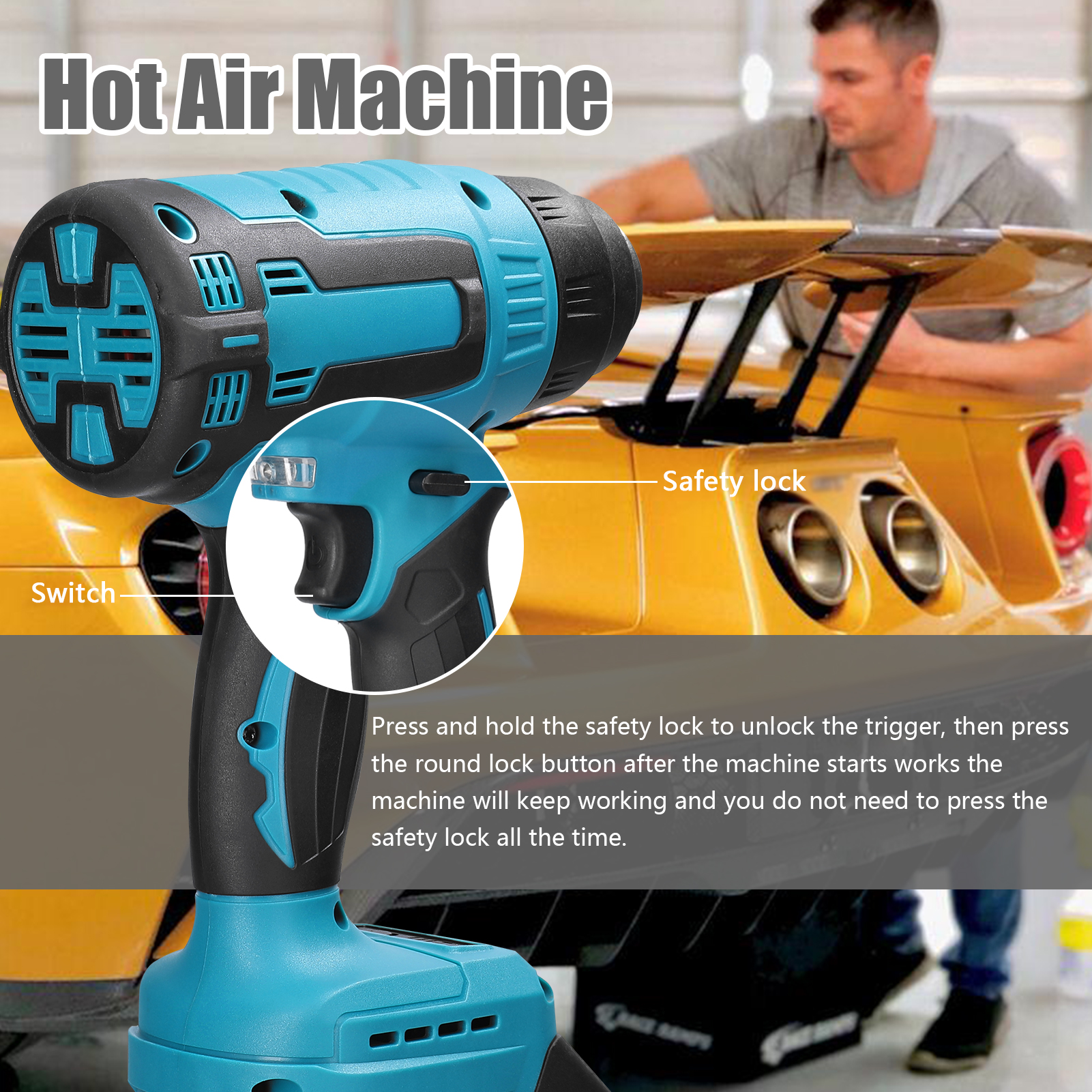 300W Cordless Hot Air Machine  - Heat Gun Small 리뷰 및 가격