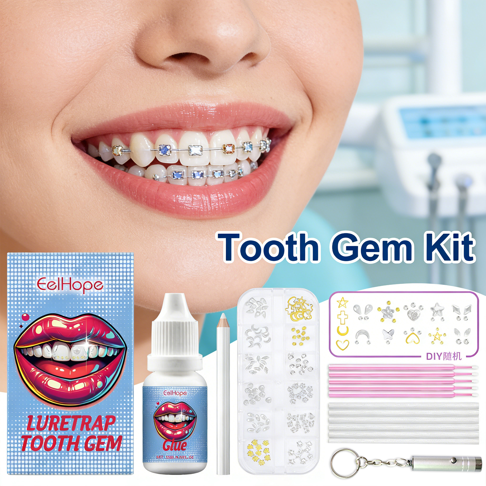 Tooth Gems Sparkling Teeth Jew - Resin Jewelry Kit 리뷰 및 가격