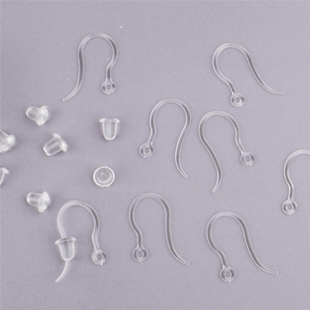 40pcs Clear Plastic Earring Ho - Resin Craft Projects 리뷰 및 가격