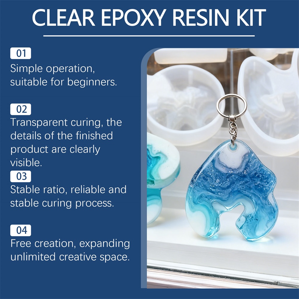 DIY Crystals Clear Epoxys Resi - Resin Jewelry Kit 리뷰 및 가격