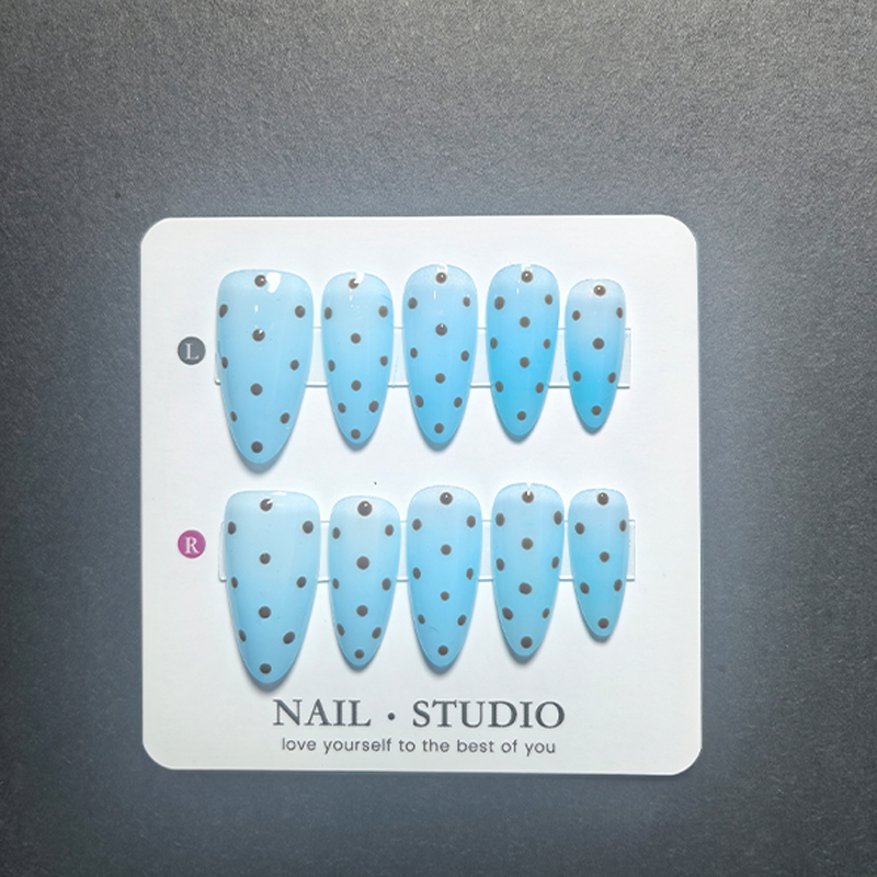 10Pcs Light Blue Press on Nail - Resin Craft Material 리뷰 및 가격