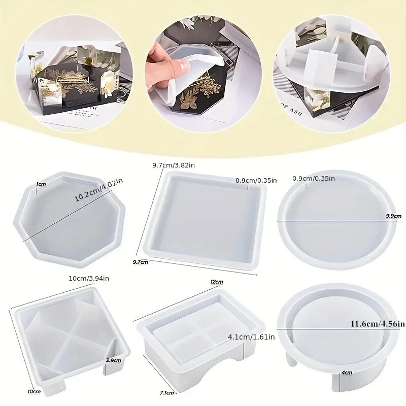Coaster Resin Molds Set Includ - Resin Pigment Set 리뷰 및 가격