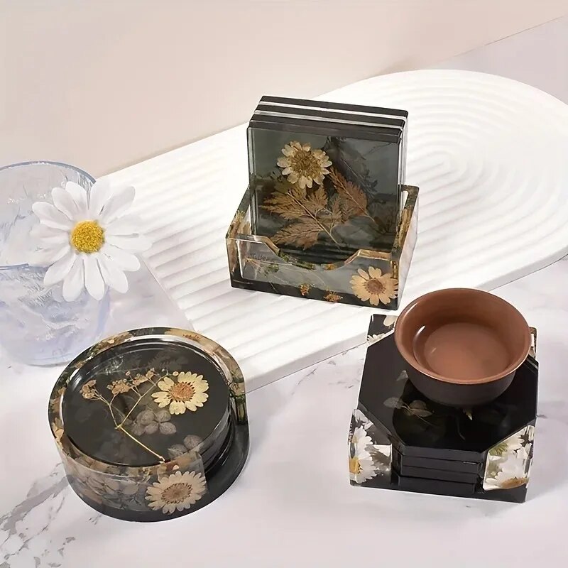 Coaster Resin Molds Set Includ - Resin Pigment Set 리뷰 및 가격
