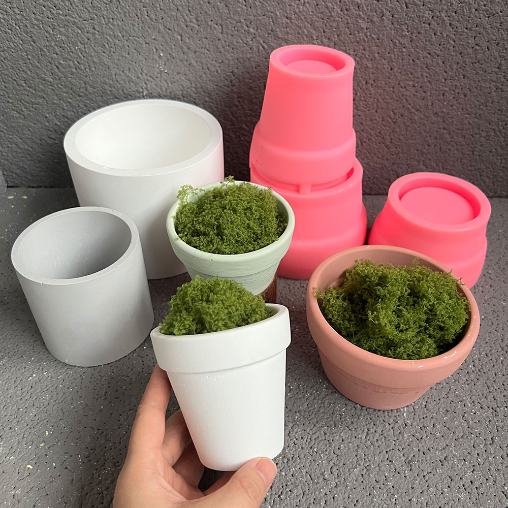 Large Concrete Plant Pot Silic - Coaster Mold Round 리뷰 및 가격