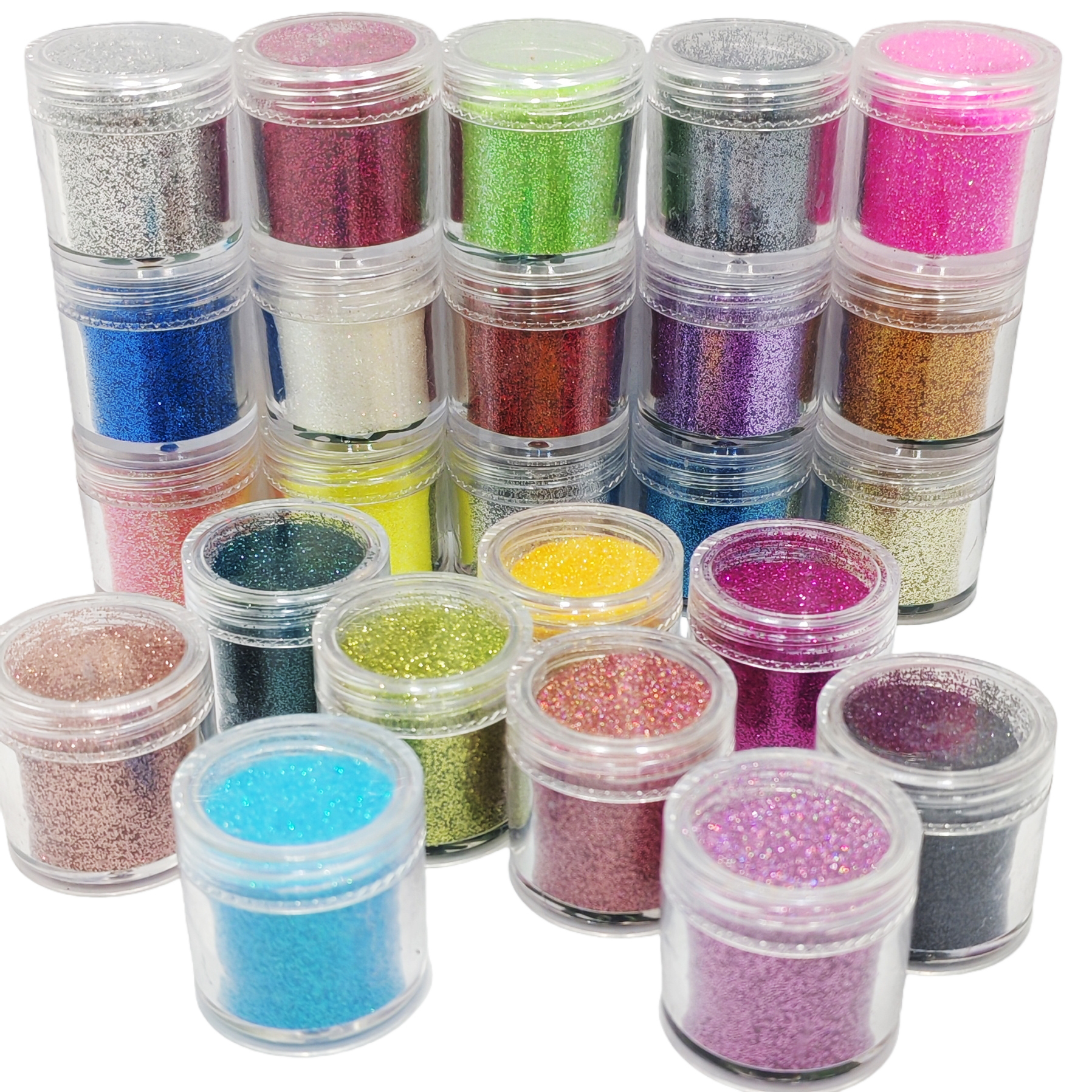 24-Color Cosmetic Iridescent H - Resin Glitter Pack 리뷰 및 가격