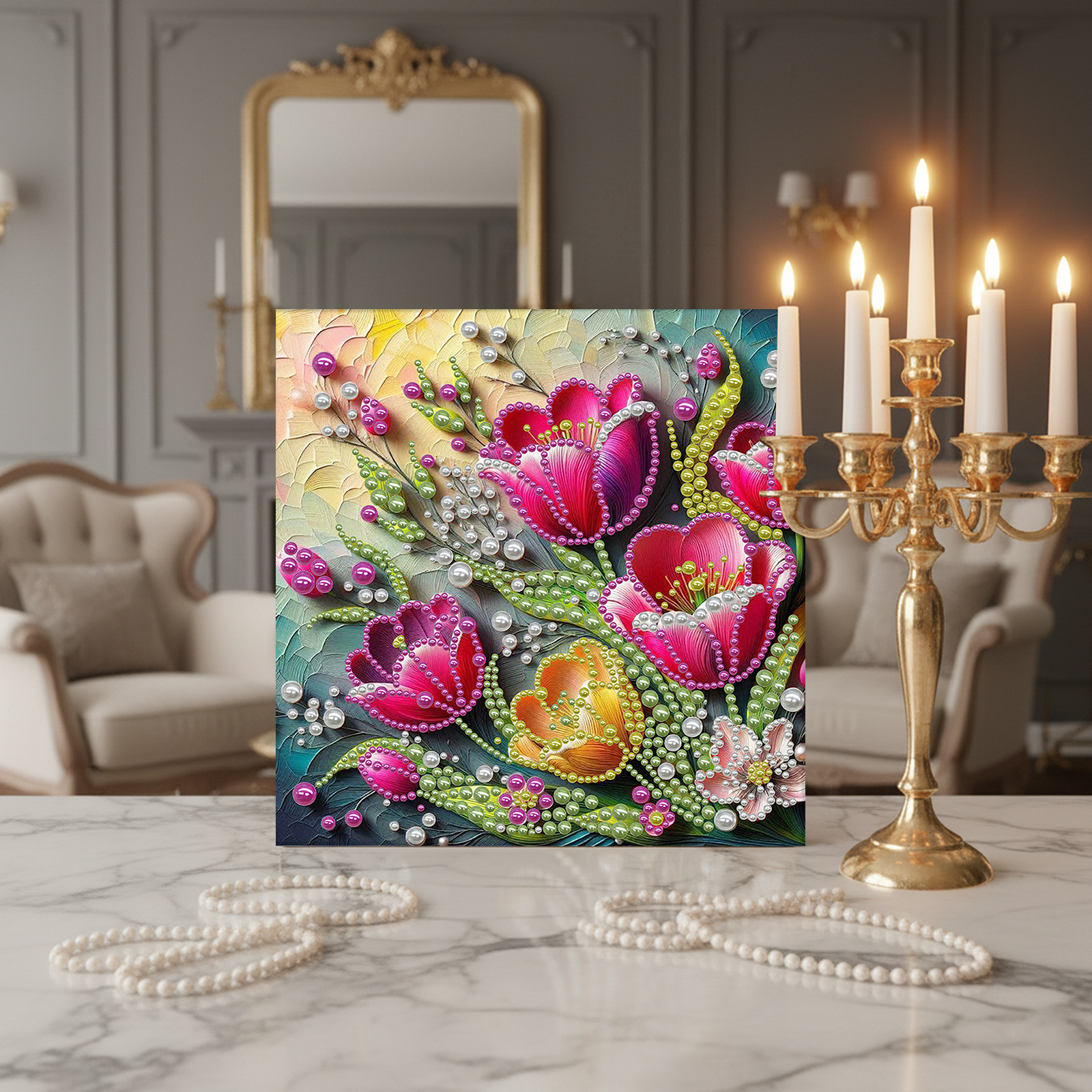 DIY Pearl Gem Paintings Pictur - Resin Craft For Beginners 리뷰 및 가격