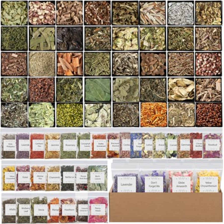70pack Witchcraft Supplies Her - Dried Flower Bulk 리뷰 및 가격