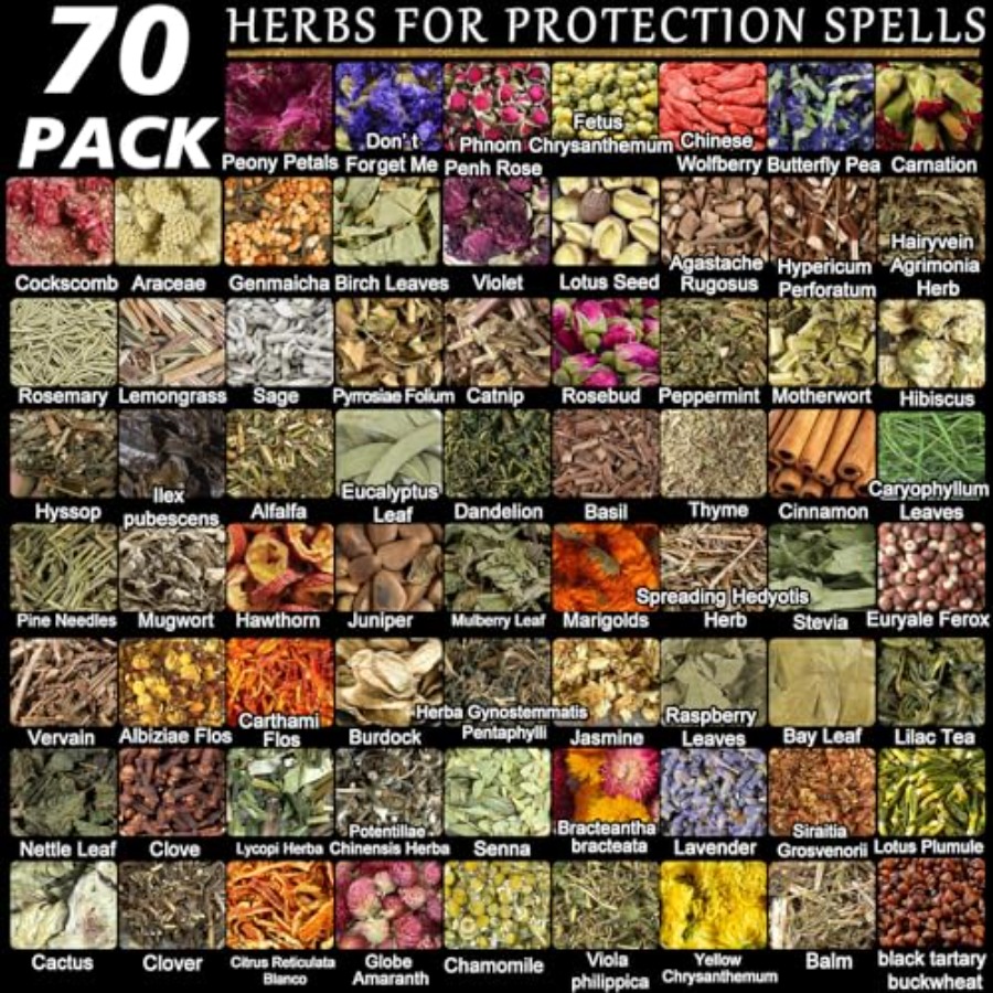 70pack Witchcraft Supplies Her - Dried Flower Bulk 리뷰 및 가격