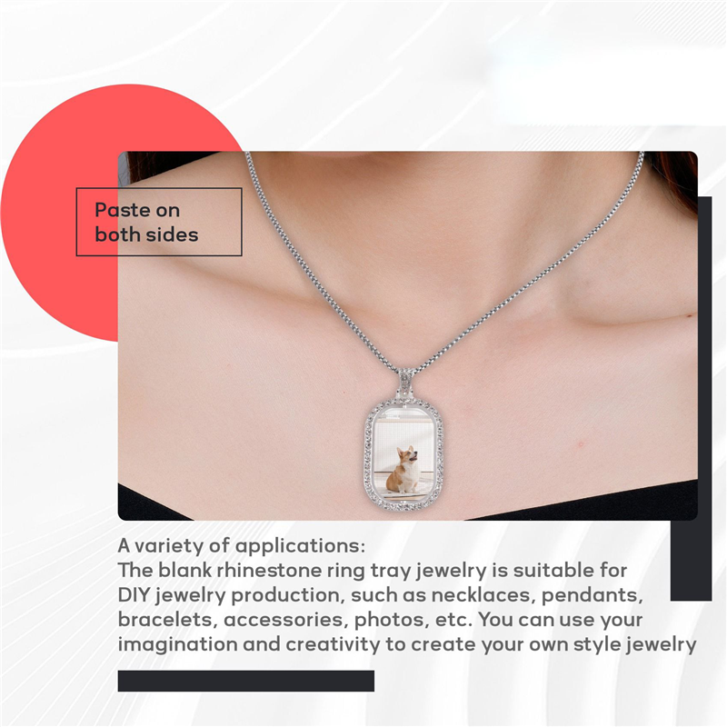 WORTHOWN-48Pcs Sublimation Rhi - Bezels Set Pendant 리뷰 및 가격