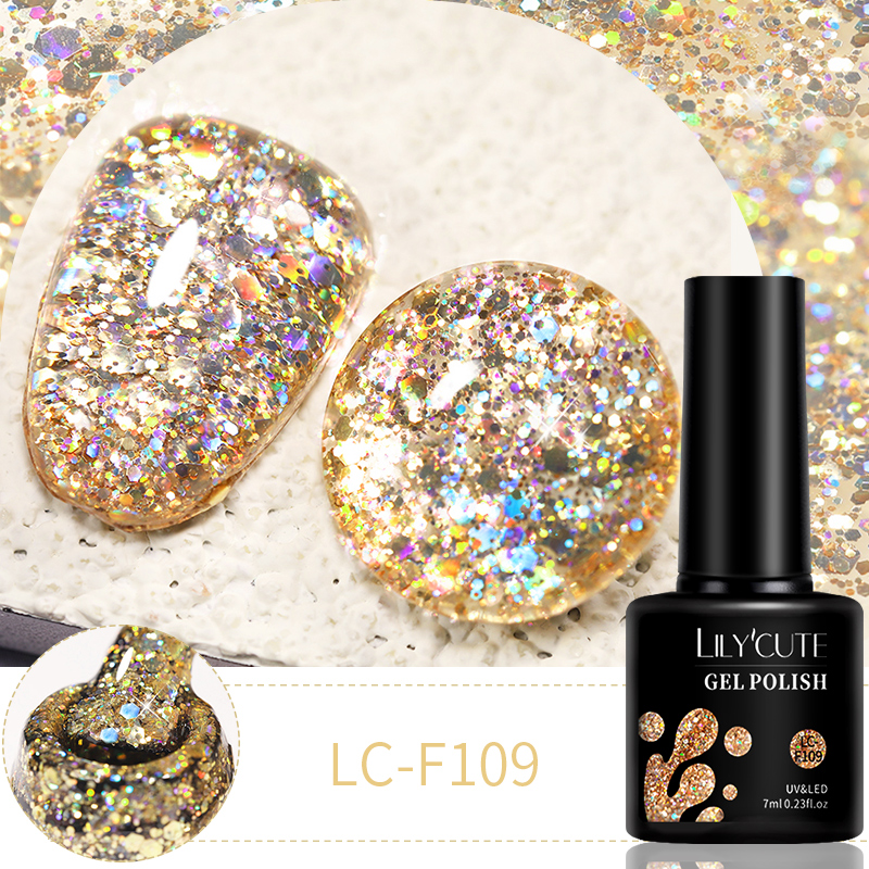 LILYCUTE 7ml 6Pcs/Set Glitter  - Resin Glitter Pack 리뷰 및 가격