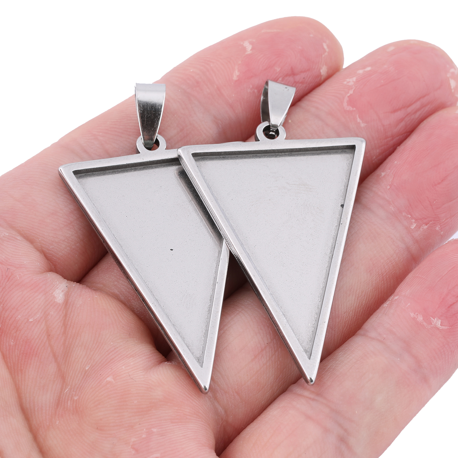 5pcs Stainless Steel 25x35mm T - Bezels Set Pendant 리뷰 및 가격